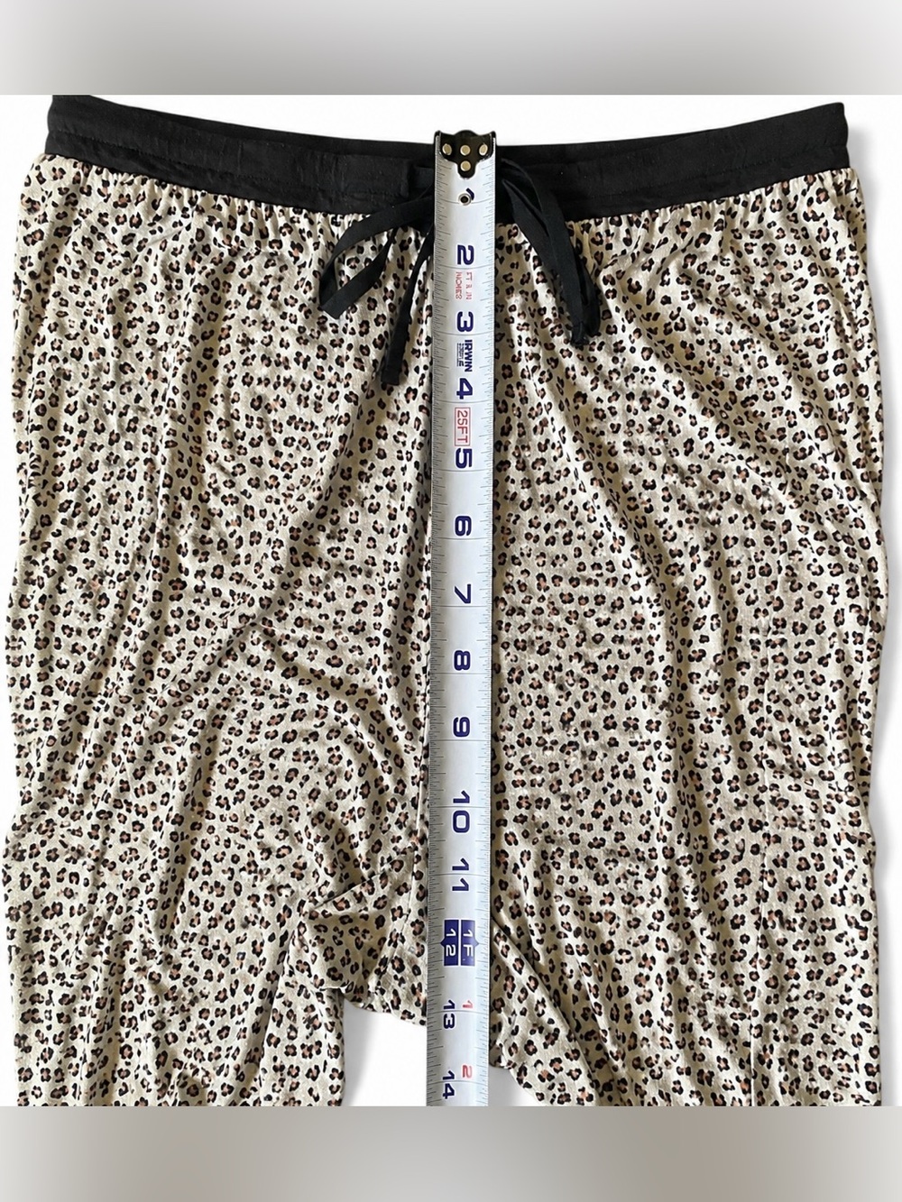 Donna Karan Leopard Pajama or Lounge Pants  XL - Picture 3 of 6